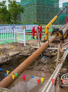 杭州燃?xì)鉃I江二通道穿越錢塘江 將為濱江、蕭山北及亞運場館供氣