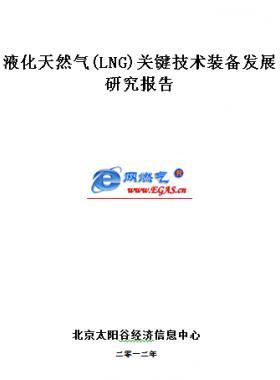 液化天然氣(LNG)關鍵技術裝備發(fā)展研究報告WORD版