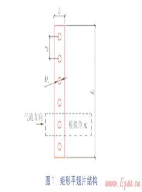 雙對稱圓孔翅片管換熱器熱工性能模擬